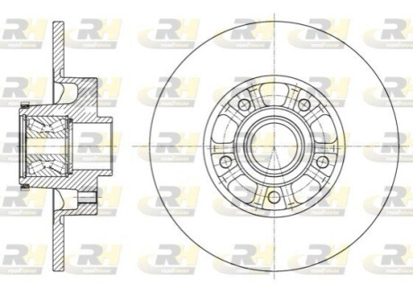 Тормозной диск ROADHOUSE 61626.20