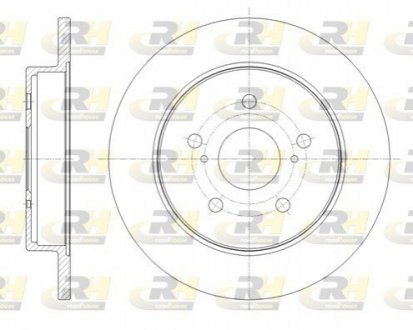Гальмівний диск ROADHOUSE 61795.00 (фото 1)
