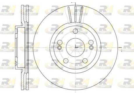 Тормозной диск ROADHOUSE 6301.10