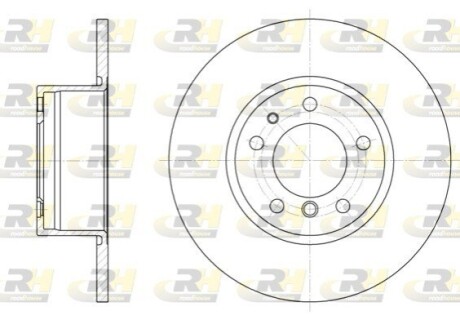 Тормозной диск ROADHOUSE 6347.00 (фото 1)