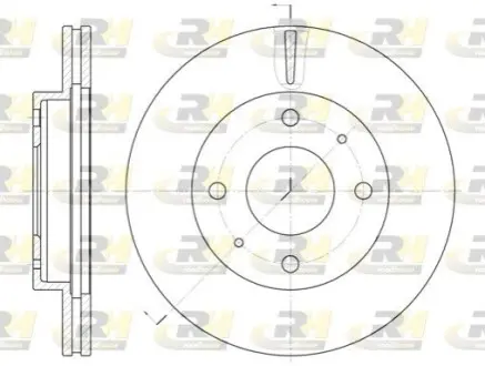 Фото 1 — Гальмівні диски ROADHOUSE (6376.10) Фото Гальмівні диски ROADHOUSE (6376.10) зображення 1