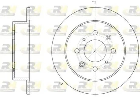 Фото Тормозной диск ROADHOUSE (6521.00) изображение 1
