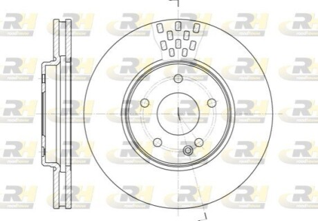 Тормозной диск ROADHOUSE 6556.10