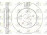 Диск гальмівний (передній) Chrysler Voyager 2.0-3.8 2.5-2.8CRD 95-08 (282x24) (з покриттям)(вент.) 6564.10