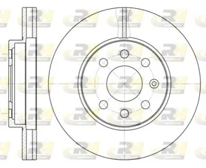 Фото Гальмівний диск ROADHOUSE (6573.10) зображення 1
