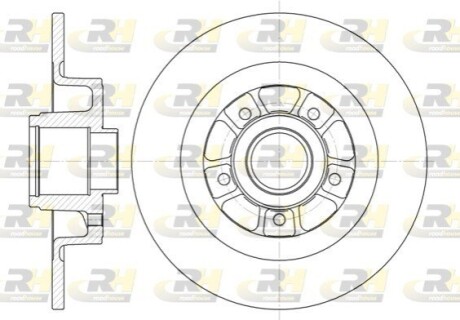 Тормозной диск ROADHOUSE 6613.00