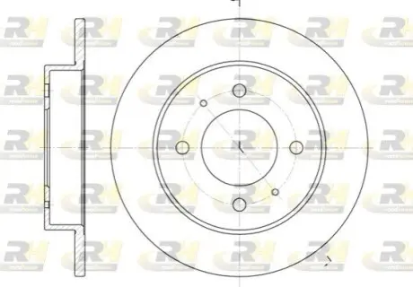 Фото 1 — Тормозной диск ROADHOUSE (6627.00) Фото Тормозной диск ROADHOUSE (6627.00) изображение 1