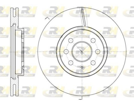 Тормозной диск ROADHOUSE 6685.10 (фото 1)