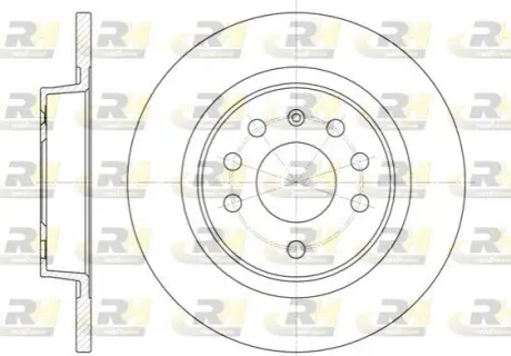 Диск гальмівний (задній) Opel Signum/Vectra C 02-09 (278х12) ROADHOUSE 6688.00