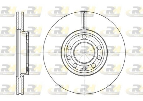 Тормозной диск ROADHOUSE 6689.10 (фото 1)