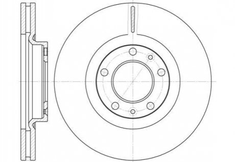 Тормозной диск ROADHOUSE 6693.10 (фото 1)