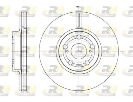 Тормозной диск ROADHOUSE 6701.10