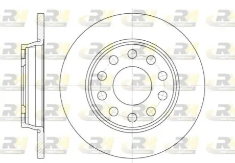 Тормозной диск ROADHOUSE 673100