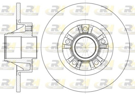 Тормозной диск ROADHOUSE 6733.00