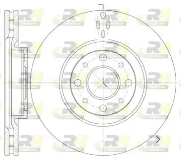 Фото Гальмівний диск ROADHOUSE (673410) зображення 1