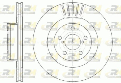 Тормозной диск ROADHOUSE 6816.10