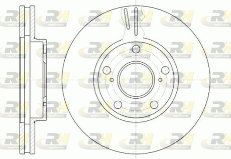 Тормозной диск ROADHOUSE 6842.10