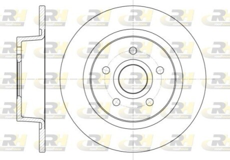 Гальмівний диск ROADHOUSE 6863.00 (фото 1)