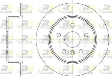 Фото 1 — Гальмівні диски ROADHOUSE (6914.00) Фото Гальмівні диски ROADHOUSE (6914.00) зображення 1