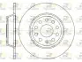 Диск гальмівний (задній) Audi A3/Skoda Octavia/Superb/VW Golf/Passat 03- (282x12) (з покр.) (повний) ROADHOUSE (6973.00) зображення 1