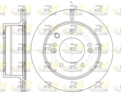 Гальмівний диск ROADHOUSE 699310