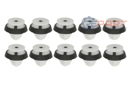 Кріплення оббивки (кількість штук в упаковці: 10 шт) SKODA FABIA II, FABIA III, FABIA IV, OCTAVIA II, OCTAVIA III, ROOMSTER, SUPERB II, SUPERB III, YETI 02.04 ROMIX ROMC60438