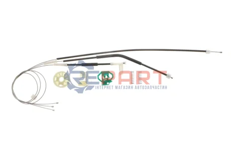 Ремкомплект склопідйомника (переднього) VW Caddy/Polo 94-04 (L) (електро) ROTWEISS 6K4837401P Купити в Україні