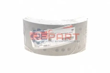 Накладки колодок гальмівних MB 809/811/814D (300x122mm) 1 ремонт ROTWEISS RW42079 Купити в Україні