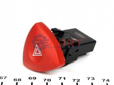 Кнопка аварийной сигнализации Renault Trafic/Master 01- - (93865956, 93856337, 93185375) ROTWEISS RWS1190 (фото 1)