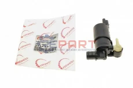 Насос омивача скла (дуальний) Renault Trafic 01- (6434.75) ROTWEISS RWS1207 Купити в Україні