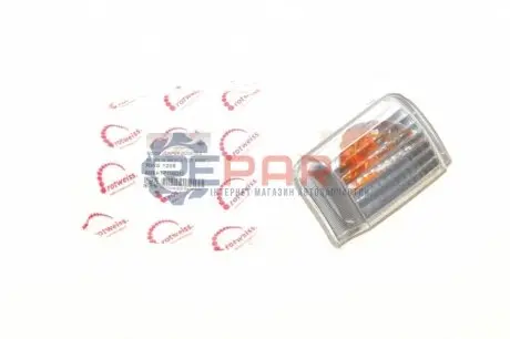 Фото Повторювач повороту на дзеркало Fiat Ducato/Peugeot Boxer 06- (R) (білий) (71748253/6325.H1) ROTWEISS (RWS1209) зображення 1