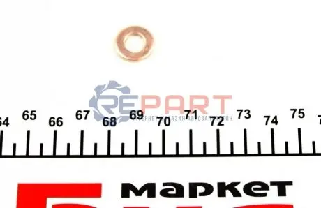 Фото 1 — Шайба під форсунку Citroen Berlingo 1.6HDI/Renault Master 2.3dCi 10- (7.1x16x2) ROTWEISS (RWS1468) Фото Шайба під форсунку Citroen Berlingo 1.6HDI/Renault Master 2.3dCi 10- (7.1x16x2) ROTWEISS (RWS1468) зображення 1