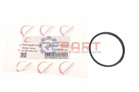 Фото Прокладка радіатора масляного Renault Trafic 1.9 dCi (F9Q) ROTWEISS (RWS1854) зображення 1