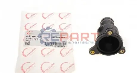 Фланець системи охолодження Renault Kangoo 1.4/1.6/1.9dCi 97- ROTWEISS RWS1974 Купити в Україні