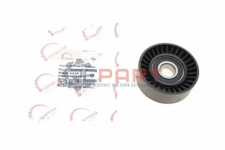 Ролик генератора VW Caddy III/T5 1.9TDI /2.0 04-10 (натяжний) (70x24) ROTWEISS RWS3236 Купити в Україні