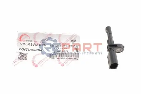 Фото Датчик ABS (задній) Audi A3/Man TGE/Seat Leon/Skoda Octavia/SuperB/VW Caddy III- IV/Crafter 04- (всередині OE VAG) ROTWEISS (WHT003864) зображення 1