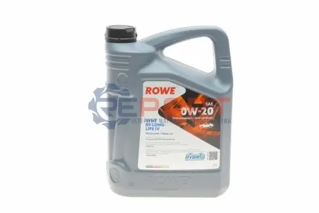 Олива 0W20 HIGHTEC SYNTH RS LONGLIFE IV (5L) (Porsche C20/VW 508 00/509 00) (ACEA A1/B1/C1) ROWE 20036005099 Купити в Україні
