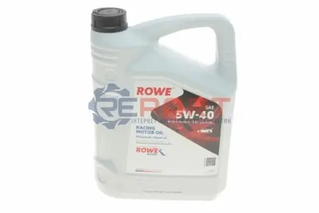 Масло 5W40 HIGHTEC RACING MOTOR OIL (5L) MULTI-ESTER TECHNOLOGY ROWE 20044-0050-99