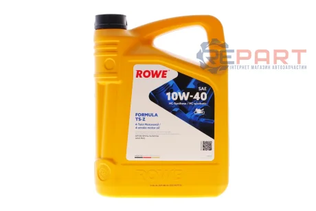 Олива 10W40 HIGHTEC FORMULA TS-Z (4L) (JASO MA2/API SN/SM/SL/SJ/SH/SG) ROWE 20049-0040-99