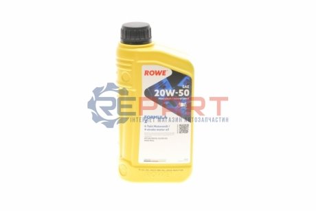 Олива 20W50 HIGHTEC FORMULA Z (1L) (JASO MA2/API SN/SM/SL/SJ/SH/SG) ROWE 20050-0010-99