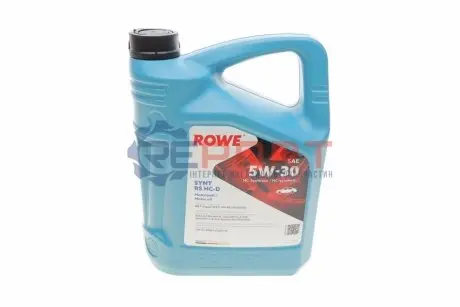 Масло 5W30 HIGHTEC SYNT RS HC-D (5L) (MB 229.5/VW 502 00/505 00/GM-LL-A-025/BMW LL-01) ROWE 20060-0050-99