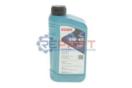 Олива 5W40 HIGHTEC SYNT RSi (1L) (MB 229.3/226.5/Porsche A40/VW 502 00/505 00/RN 0700/0710) ROWE 20068-0010-99