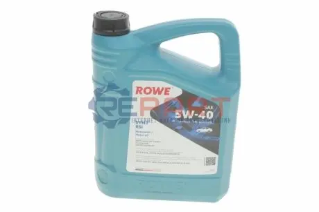 Масло 5W40 HIGHTEC SYNT RSi (4L) (MB 229.3/226.5/Porsche A40/VW 502 00/505 00/RN 0700/0710) ROWE 20068-0040-99 Купить в Украине