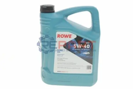 Олива 5W40 HIGHTEC SYNT RSi (5L) (MB 229.3/226.5/Porsche A40/VW 502 00/505 00/RN 0700/0710) ROWE 20068-0050-99 Купити в Україні
