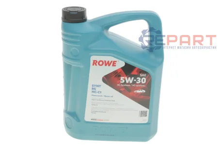 Олива 5W30 HIGHTEC SYNT RS HC-C1 (5L) (Jaguar Land Rover STJLR.03.5005/Ford WSS-M2C934-B/Mazda) ROWE 20109-0050-99