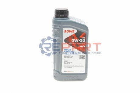 Олива 0W30 HIGHTEC MULTI SYNT DPF (1L) (MB 229.52/VW 504 00/507 00/BMW LL-04) (ACEA C3) ROWE 20112001099