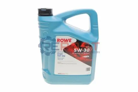 Олива моторна HIGHTEC SYNT RSP 290 SAE 5W-30 (5 L) ROWE 20114-0050-99 Купити в Україні