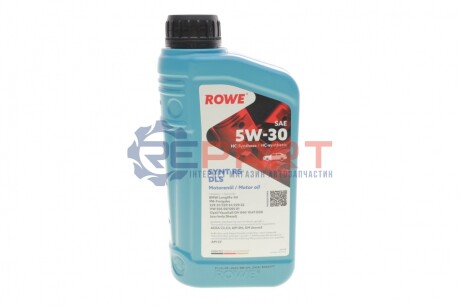 Олива 5W30 HIGHTEC SYNT RS DLS (1L) (MB 229.31/229.51/MB 229.52/BMW LL-04) (ACEA C2,C3/API SN/CF) ROWE 20118001099