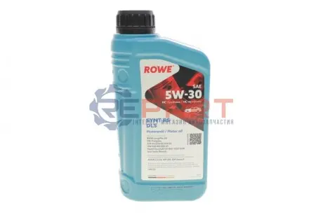 Олива 5W30 HIGHTEC SYNT RS DLS (1L) (MB 229.31/229.51/MB 229.52/BMW LL-04) (ACEA C2,C3/API SN/CF) ROWE 20118001099 Купити в Україні