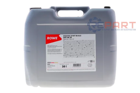 Олива 5W30 HIGHTEC SYNT RS DLS (20L) (MB 229.31/229.51/MB 229.52/BMW LL-04) ACEA C2,C3/API SN ROWE 20118-0200-99